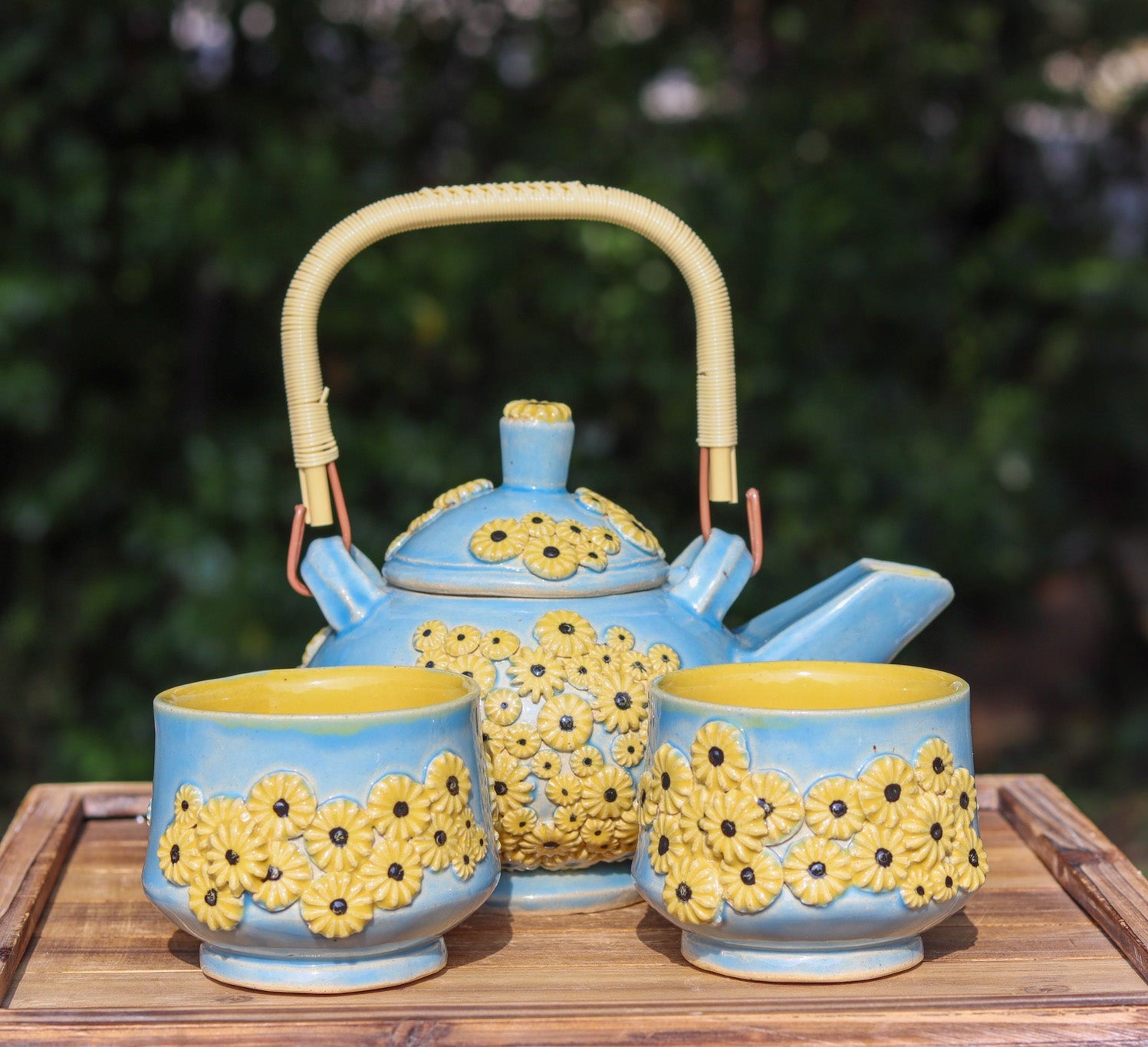 Daisy Tea Set – J. Parker Ceramics